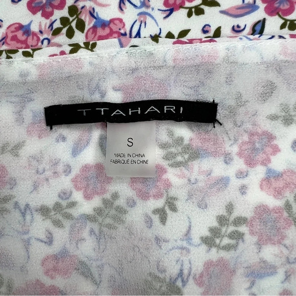 T Tahari Floral Tank Top, Small - Picture 5 of 7